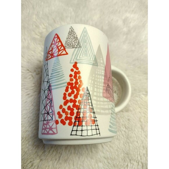 Starbucks 2017 Christmas Xmas Holiday Tree Ceramic Coffee Mug Cup 12oz - Picture 4 of 8